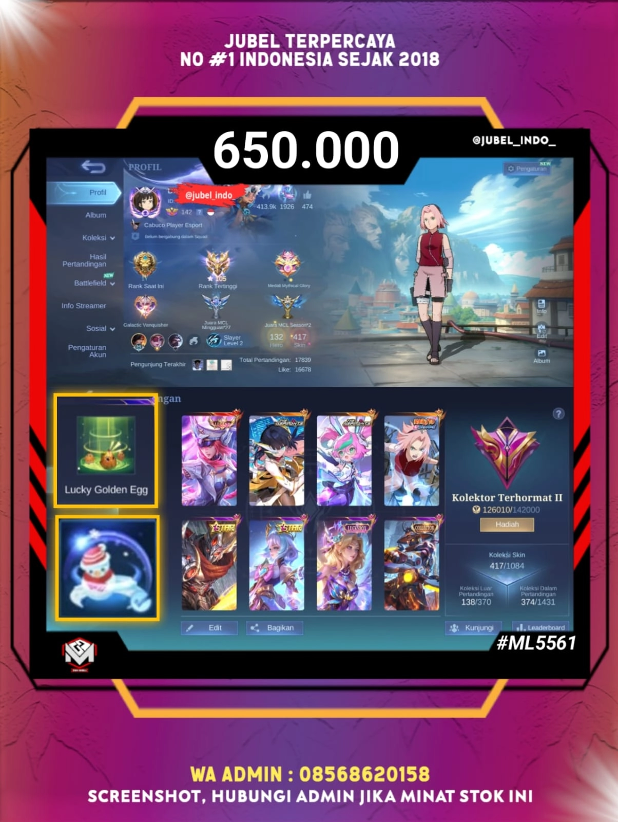 STOK ML #ML5561