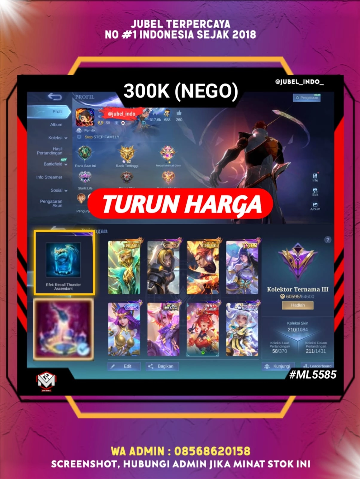 STOK ML #ML5585