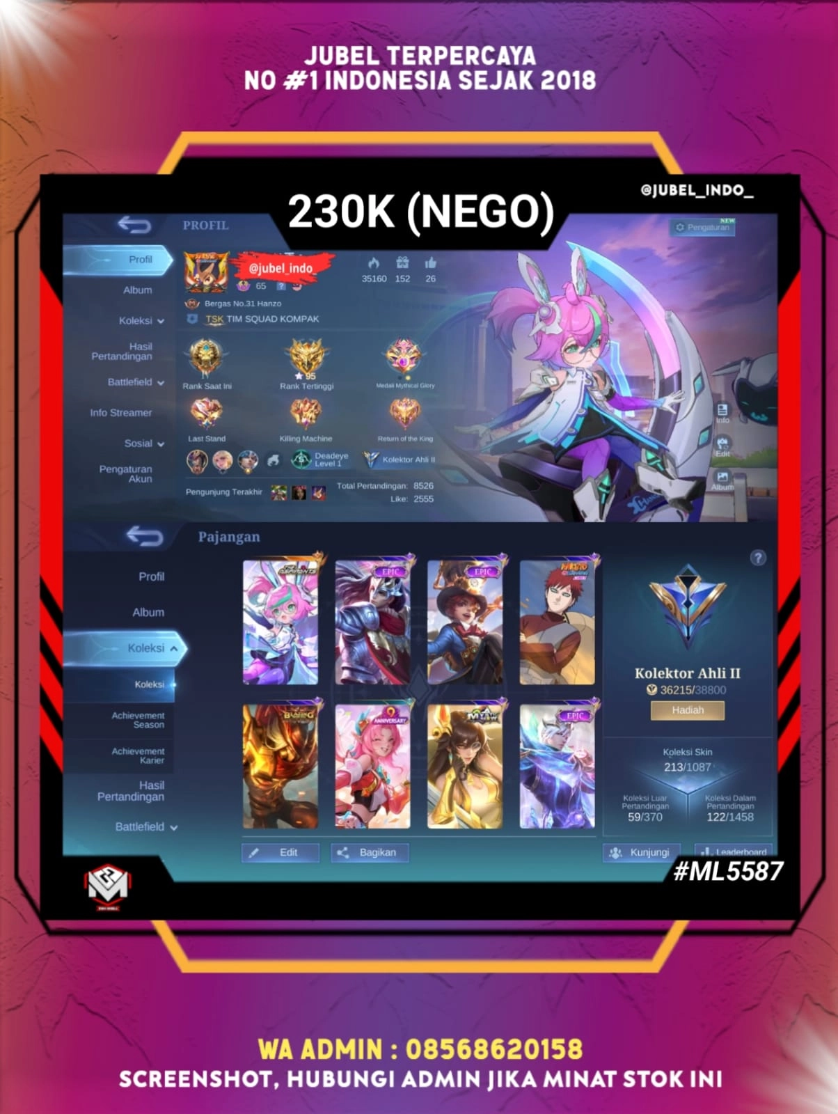 STOK ML #ML5587