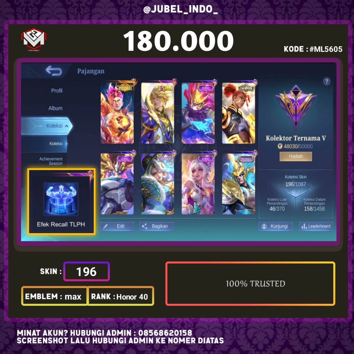 STOK ML #ML5605