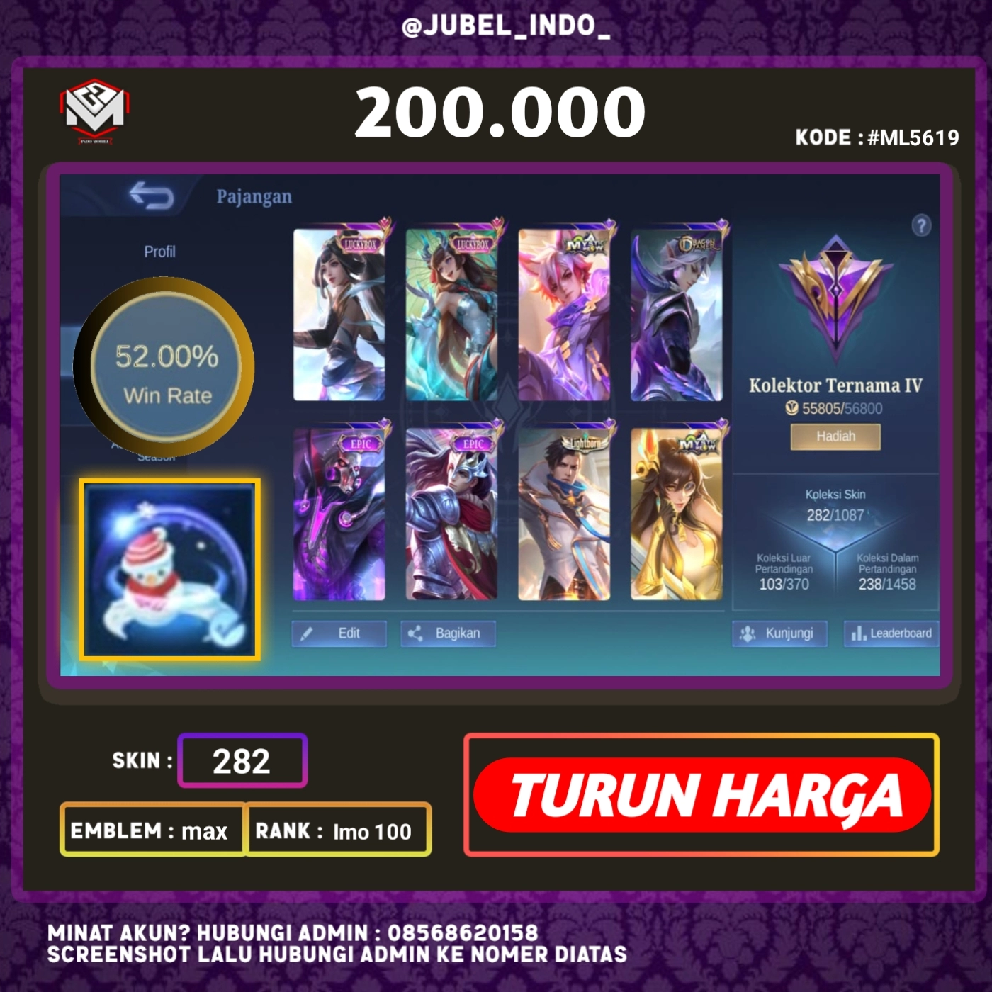 STOK ML #ML5619