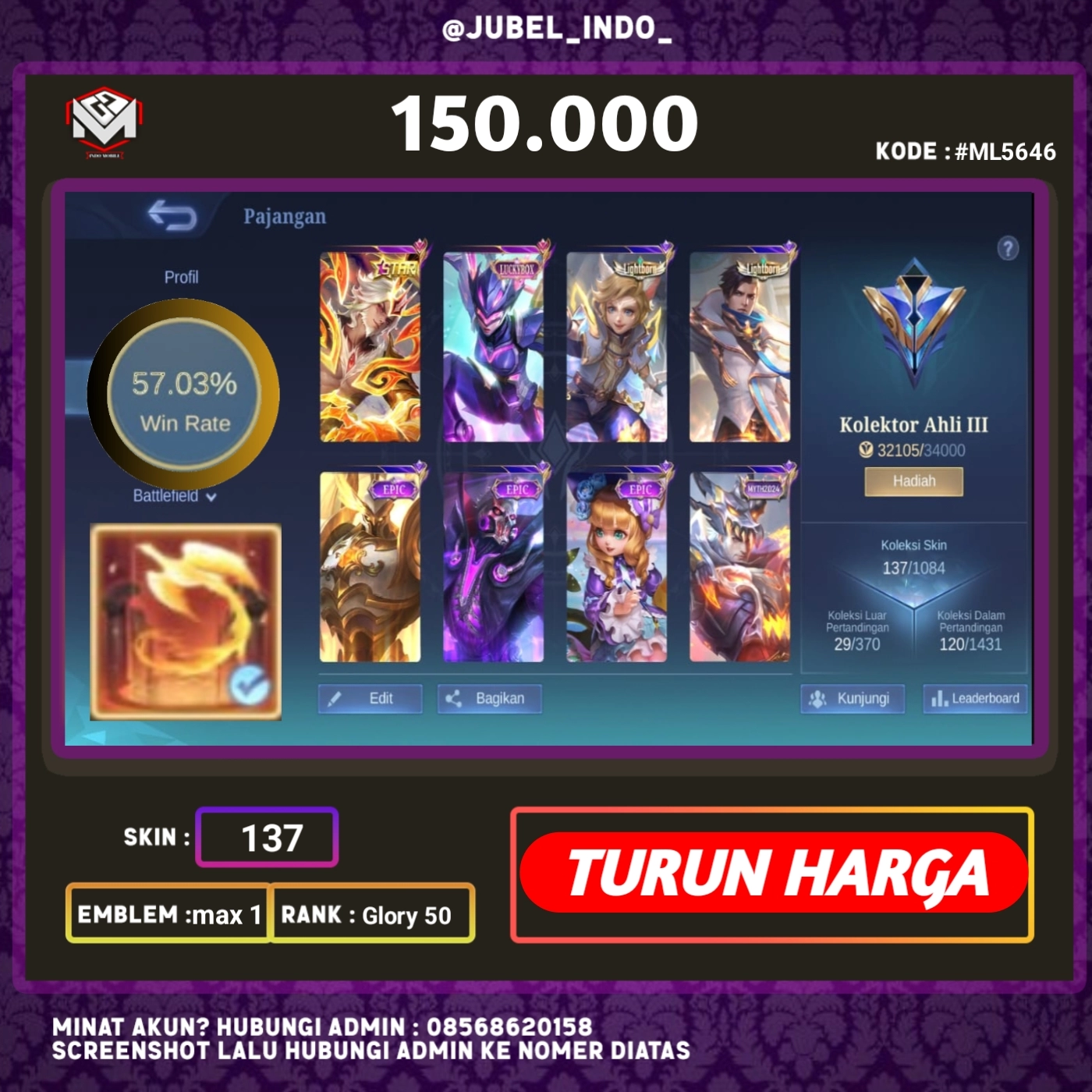 STOK ML #ML5646