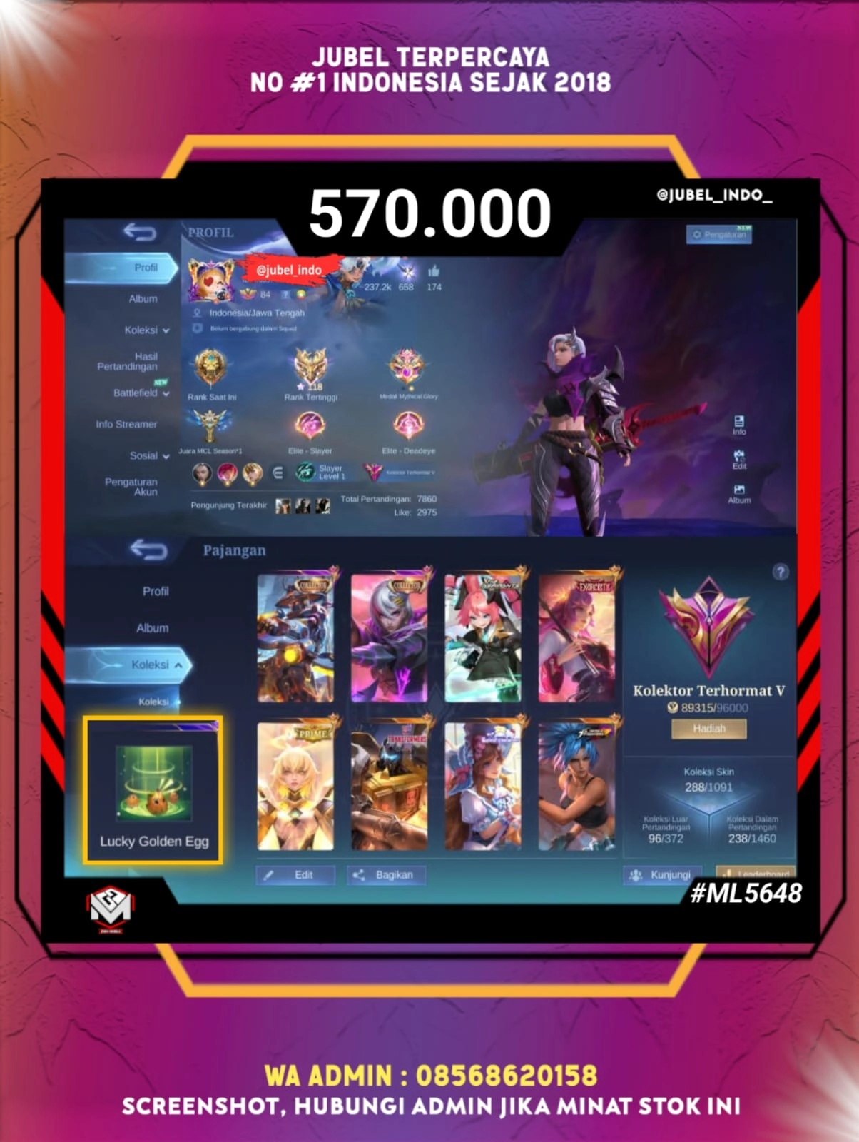 STOK ML #ML5648