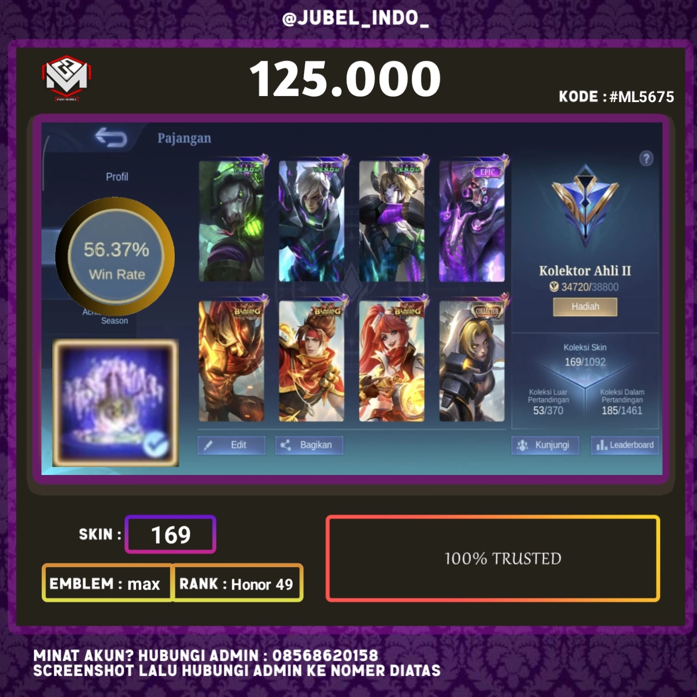 STOK ML #ML5675
