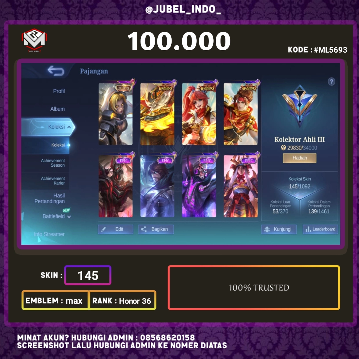 STOK ML #ML5693