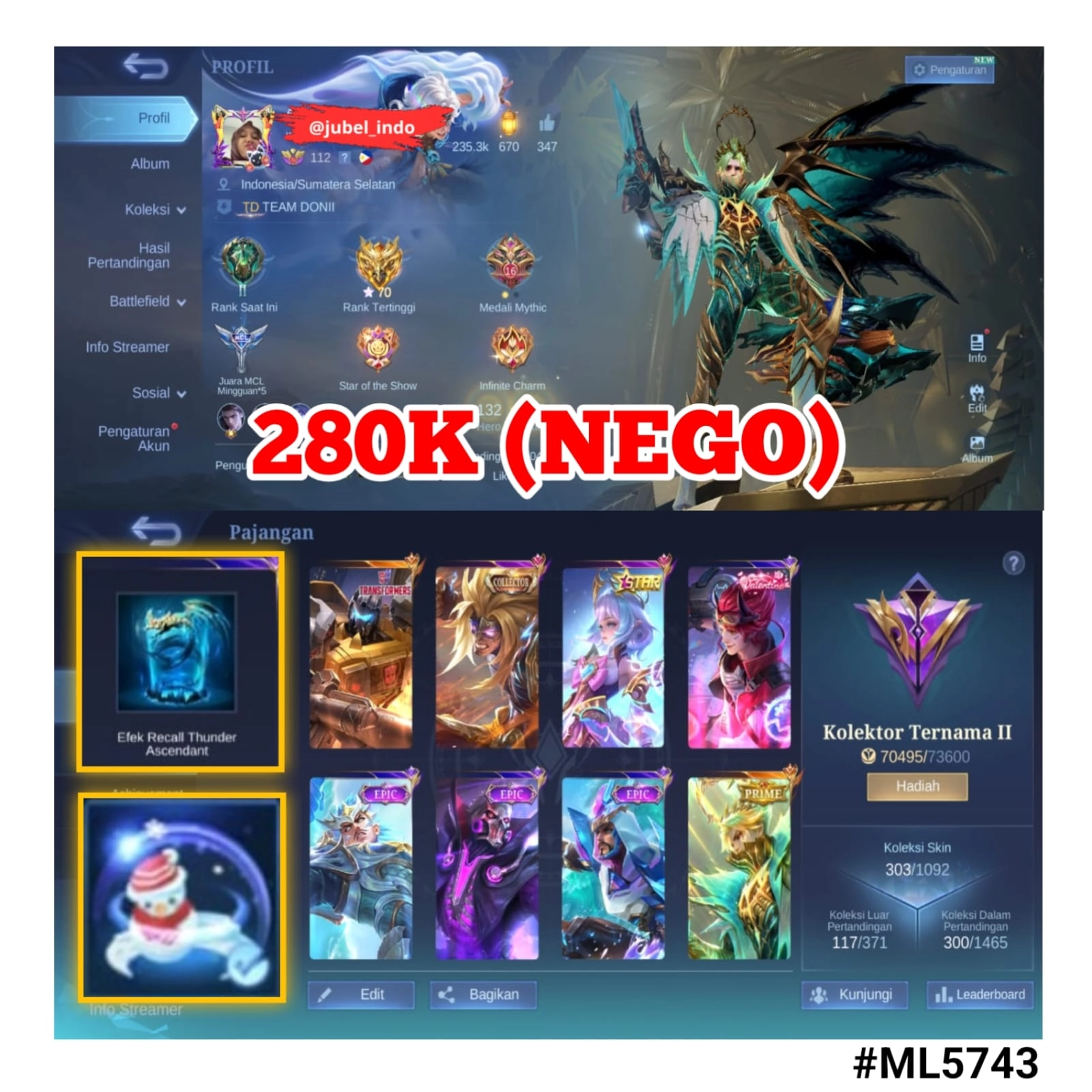 STOK ML #ML5743