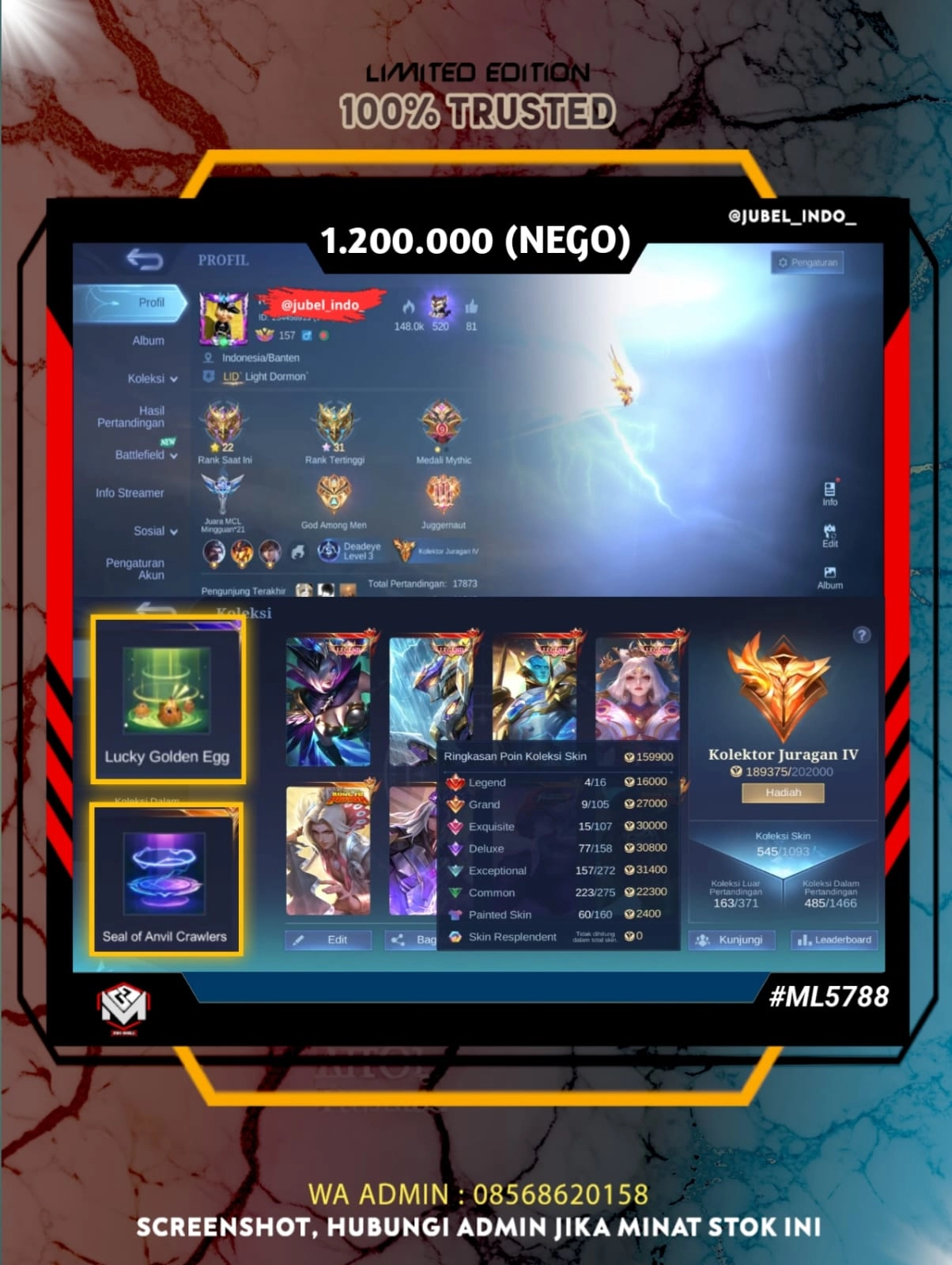 STOK ML #ML5788