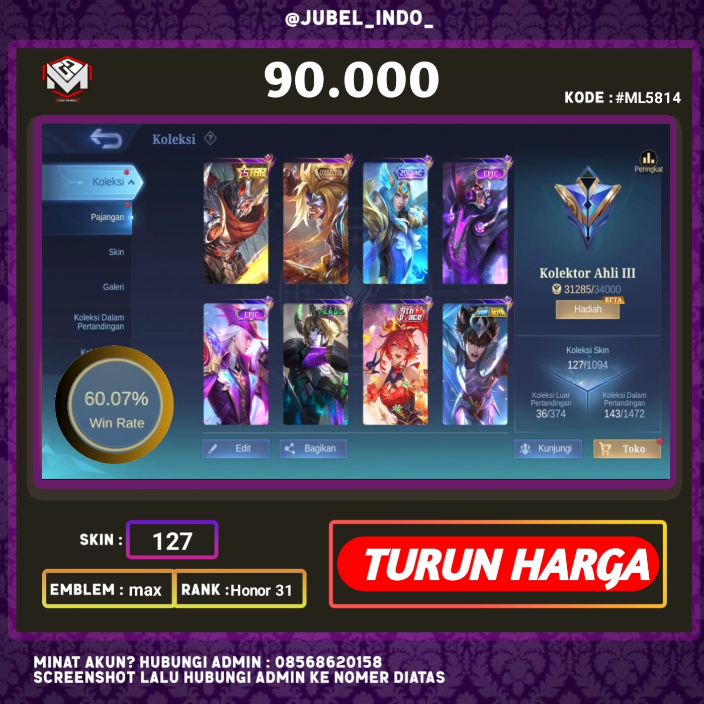 STOK ML #ML5814