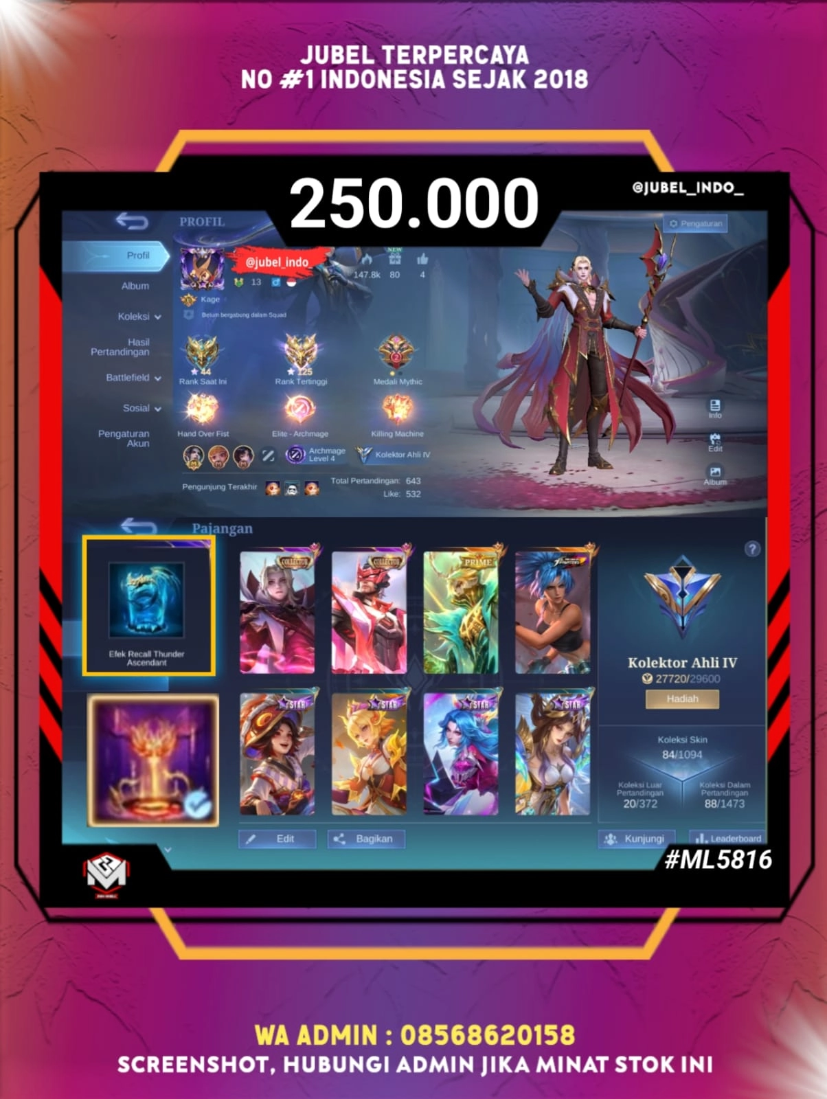 STOK ML #ML5816