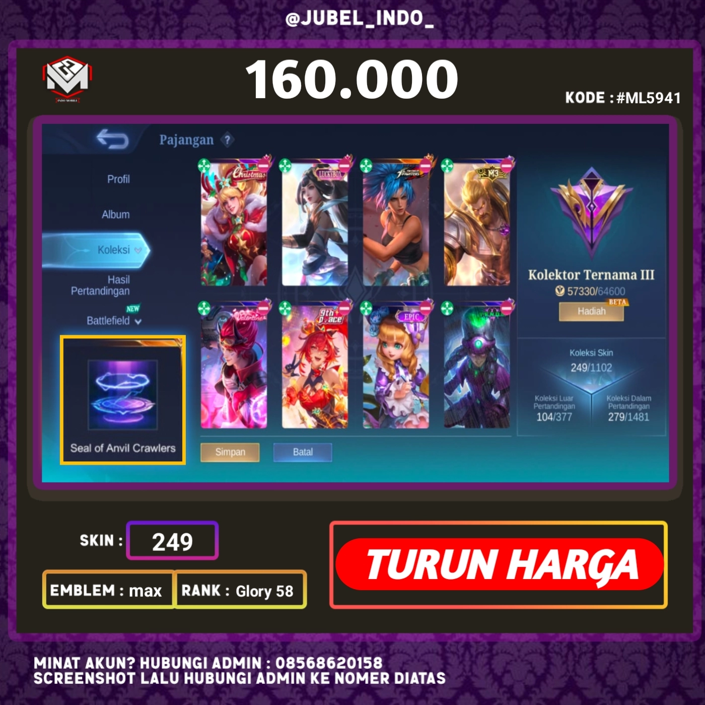 STOK ML #ML5941