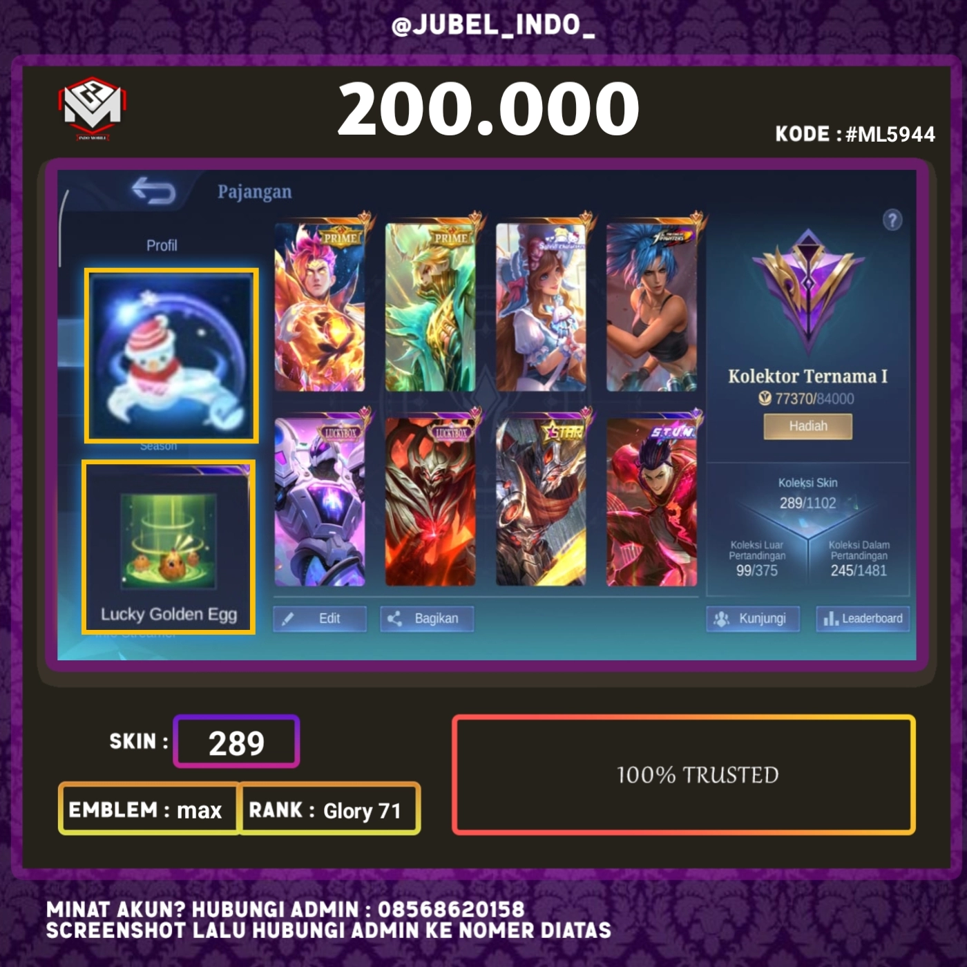 STOK ML #ML5944