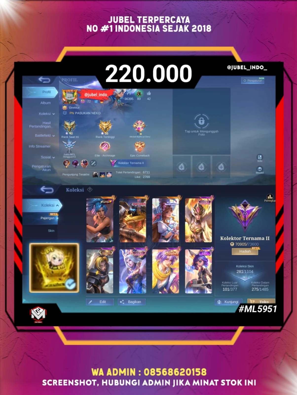 STOK ML #ML5951