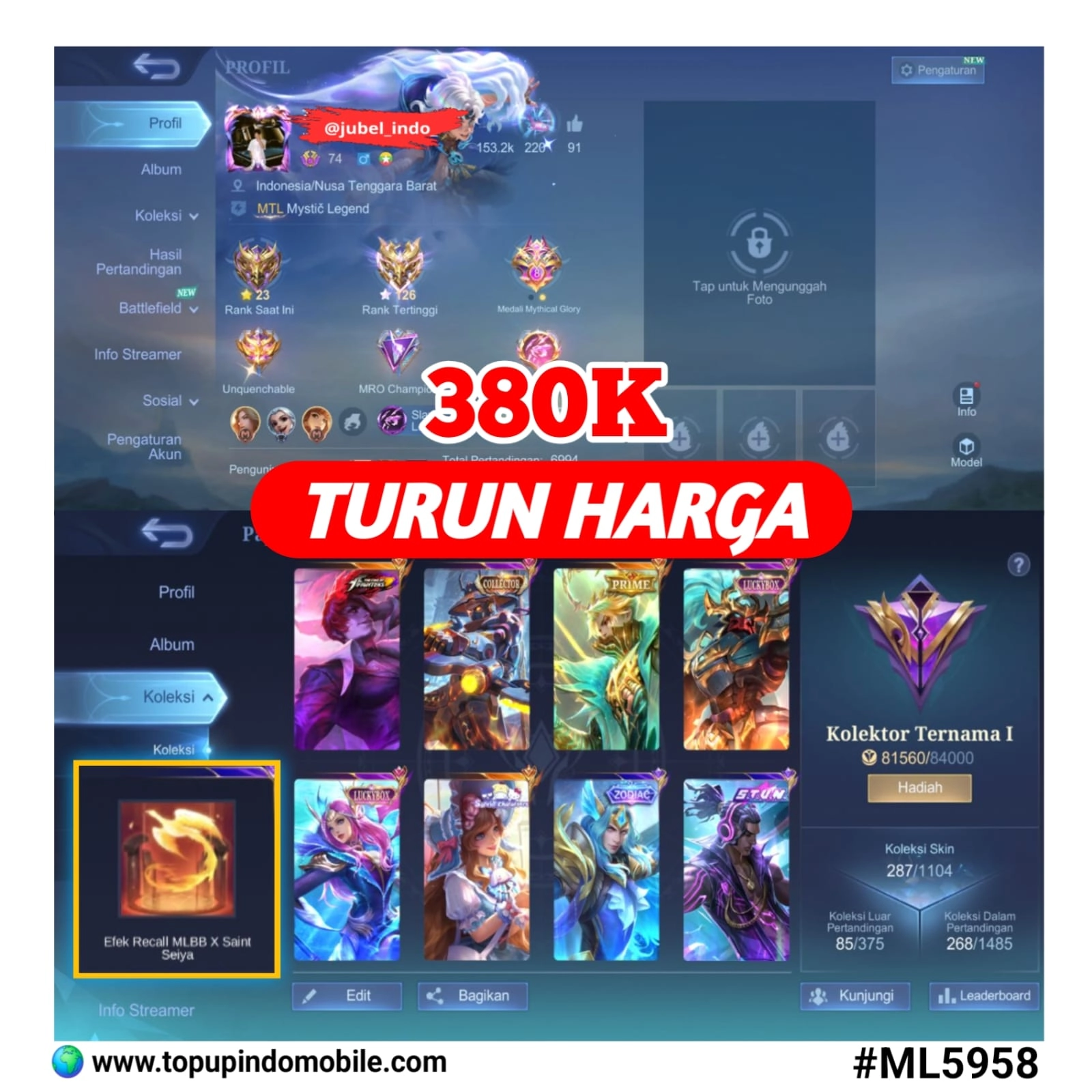 STOK ML #ML5958