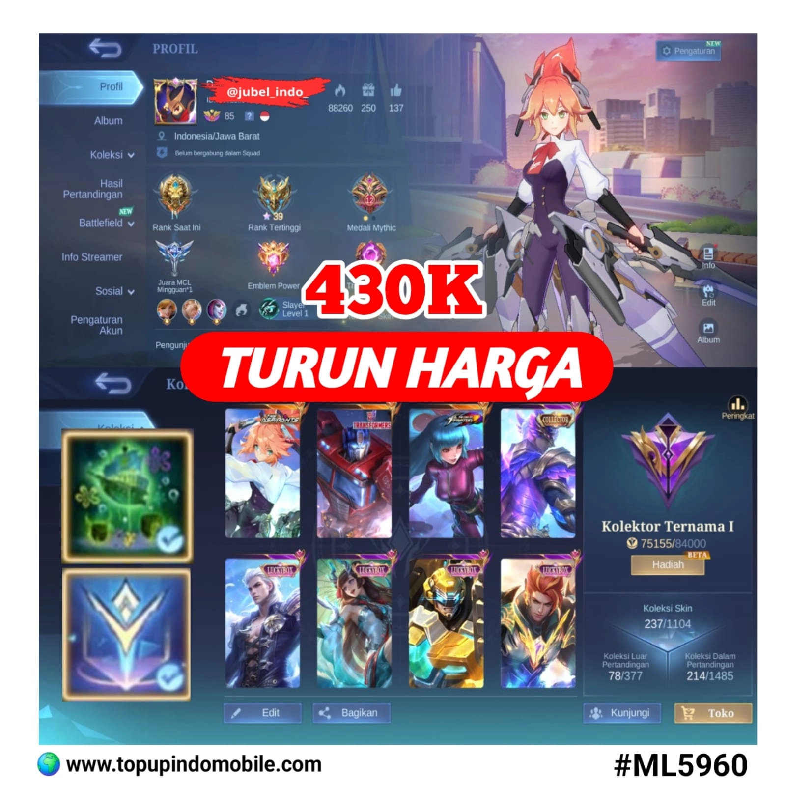 STOK ML #ML5960