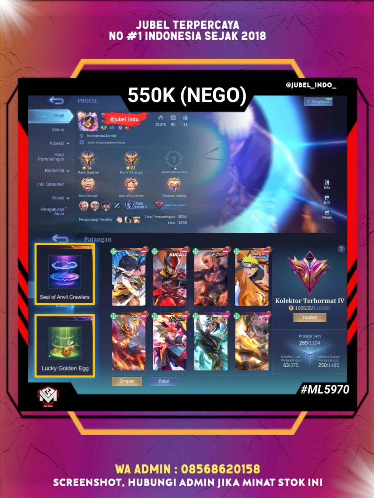 STOK ML #ML5970