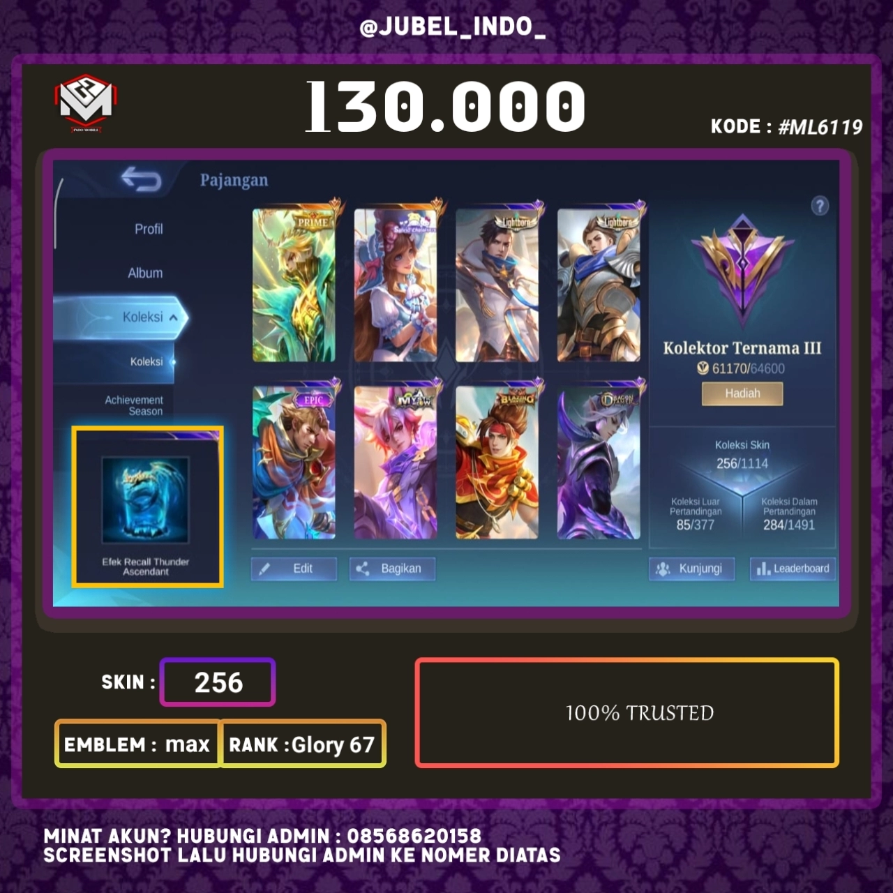 STOK ML #ML6119