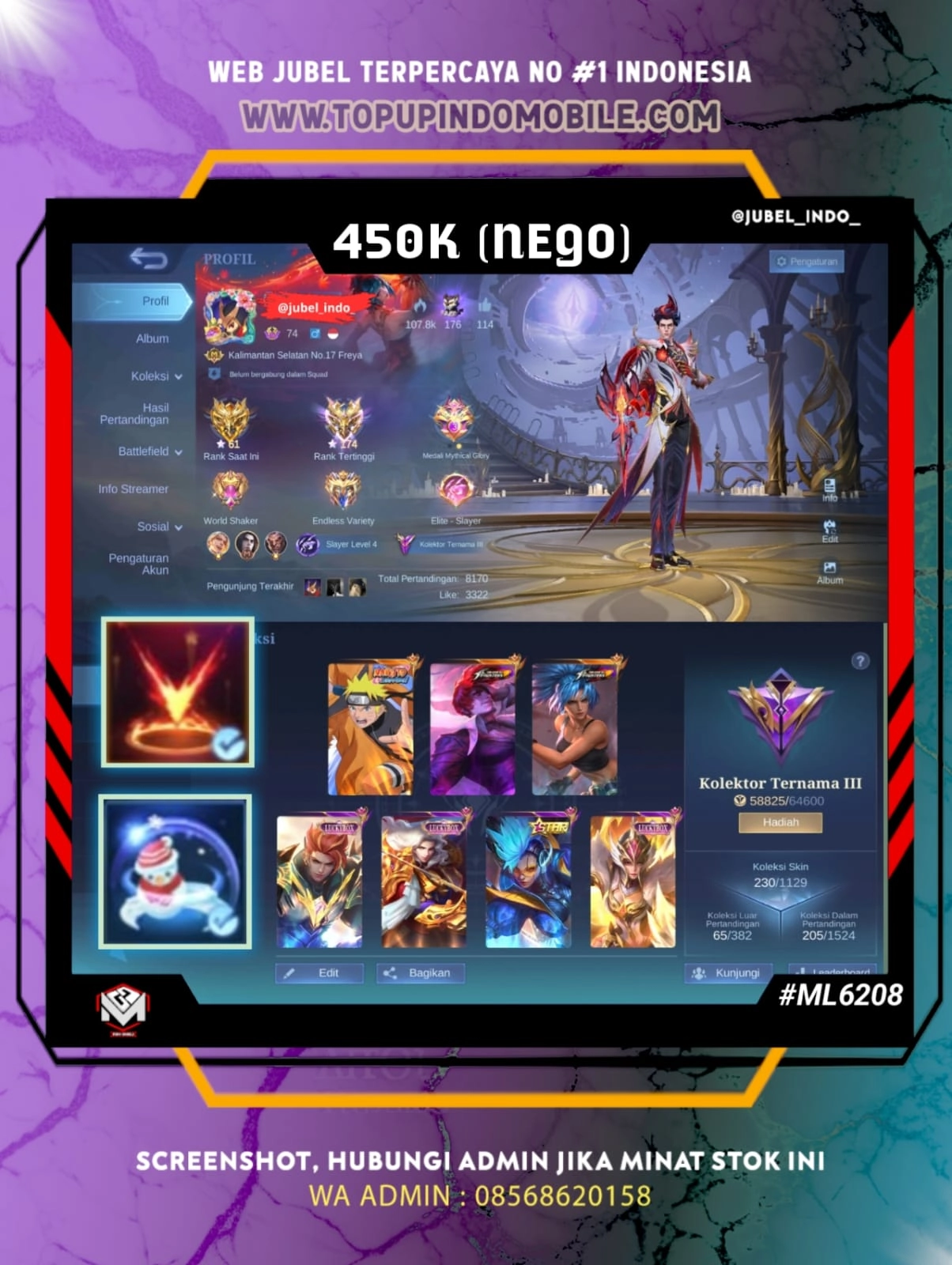STOK ML #ML6208