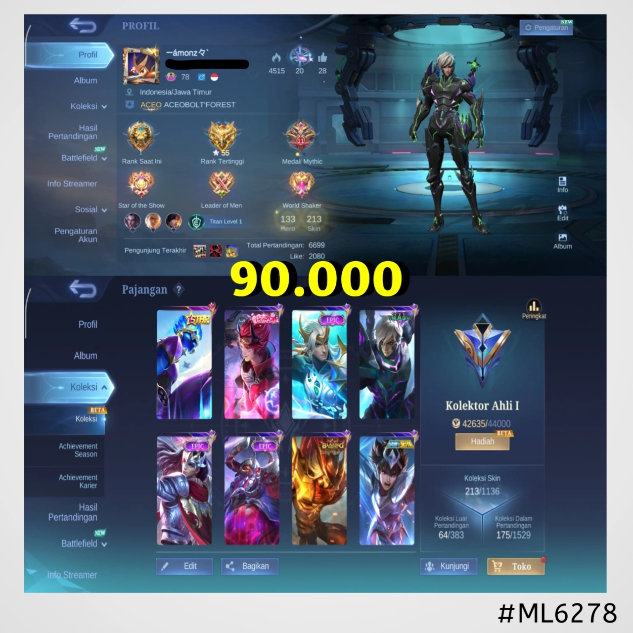 STOK ML #ML6278