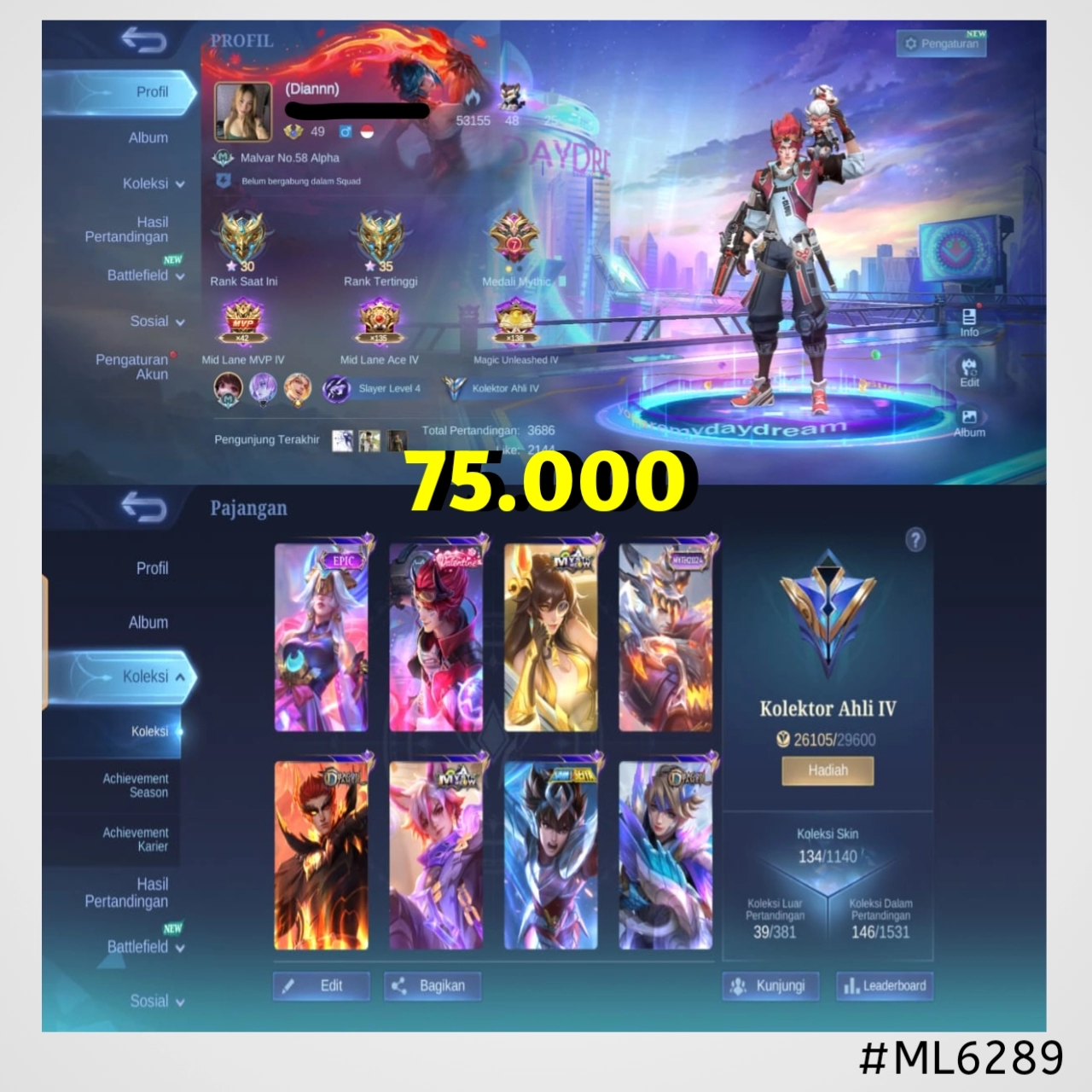 STOK ML #ML6289