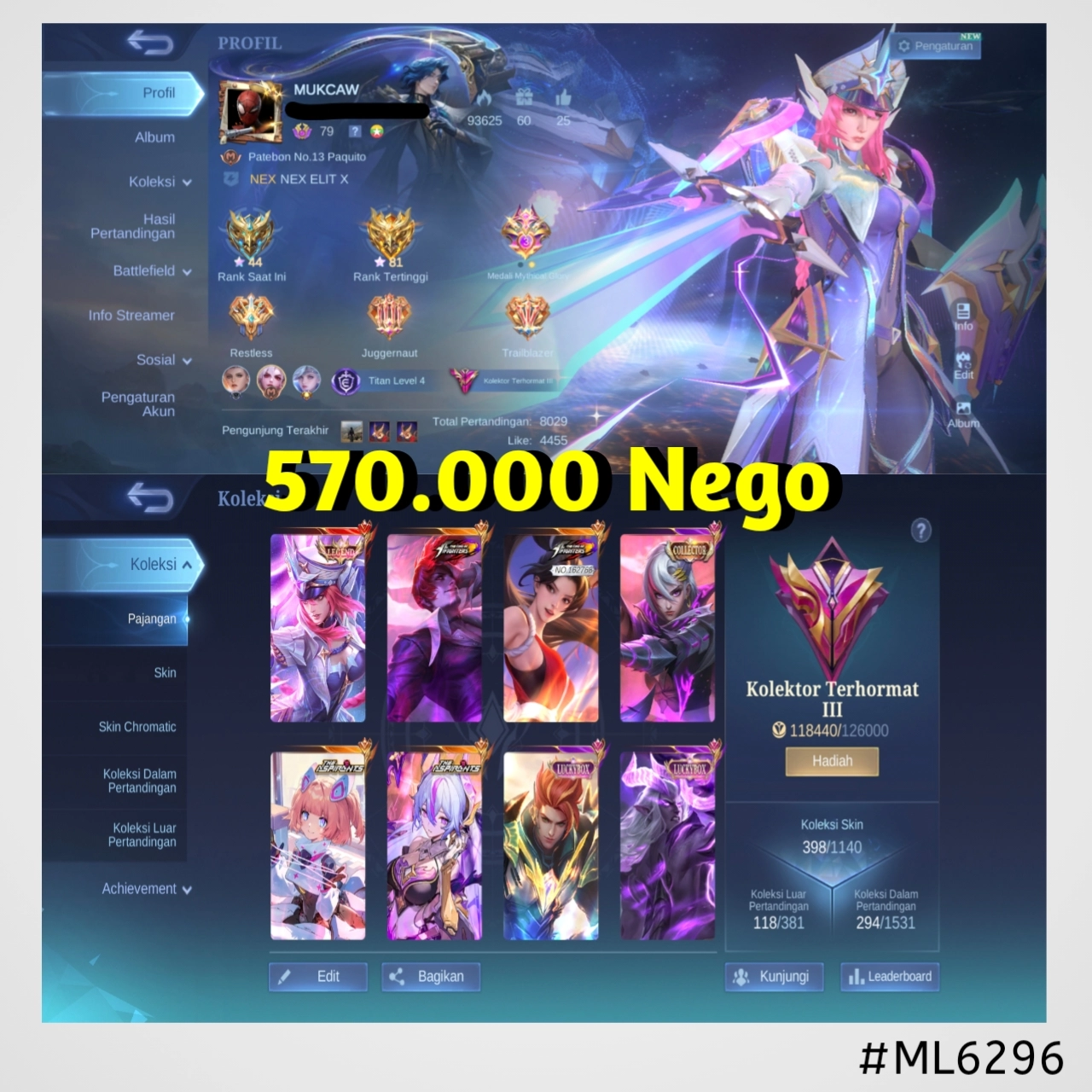 STOK ML #ML6296