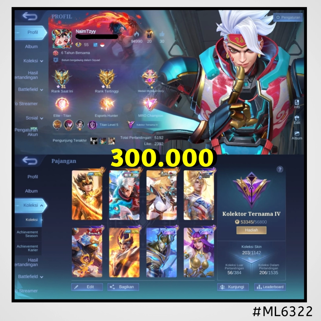 STOK ML #ML6322