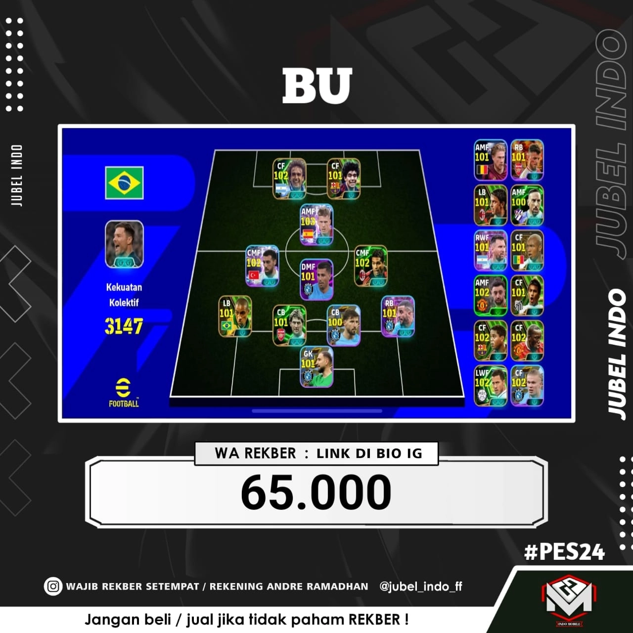STOK PES #PES24