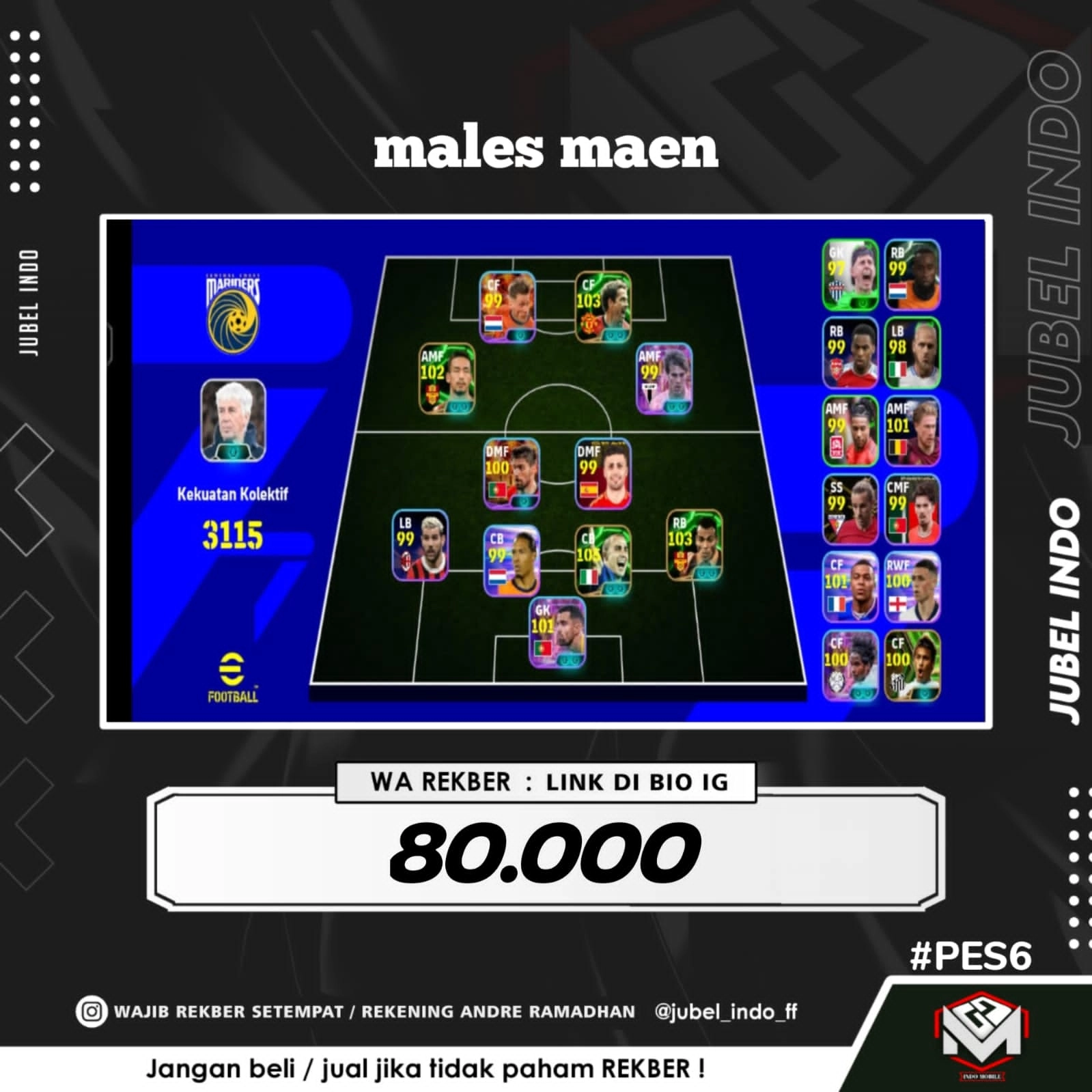 STOK PES #PES6