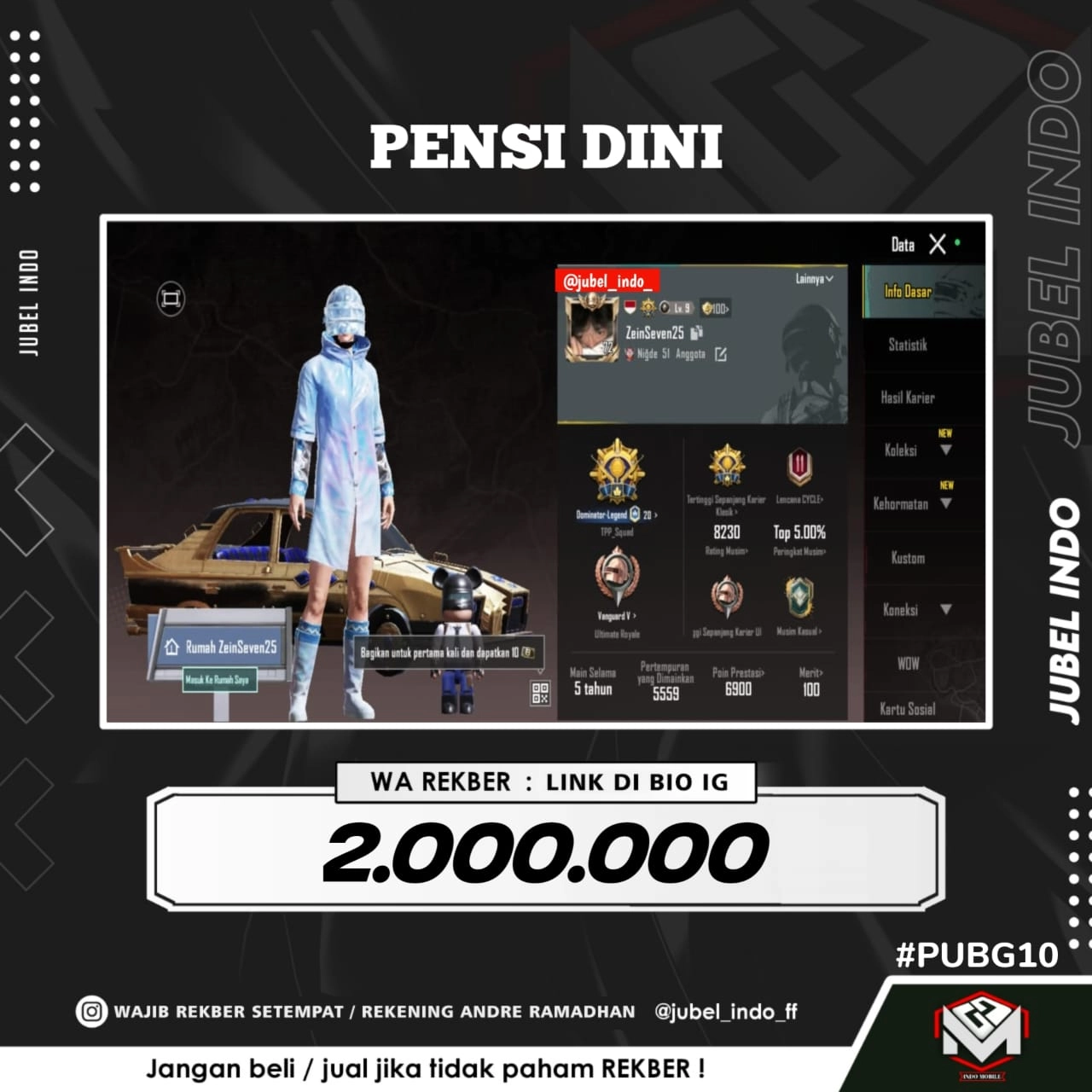 STOK PUBG #PUBG10