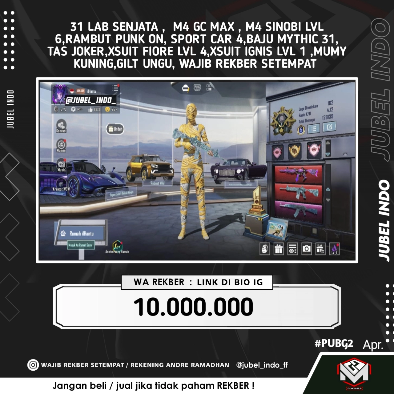 STOK PUBG #PUBG2