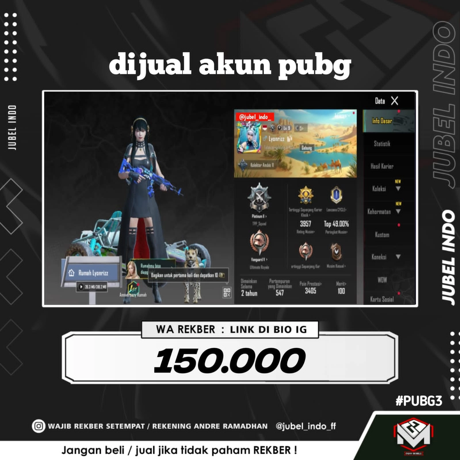 STOK PUBG #PUBG3