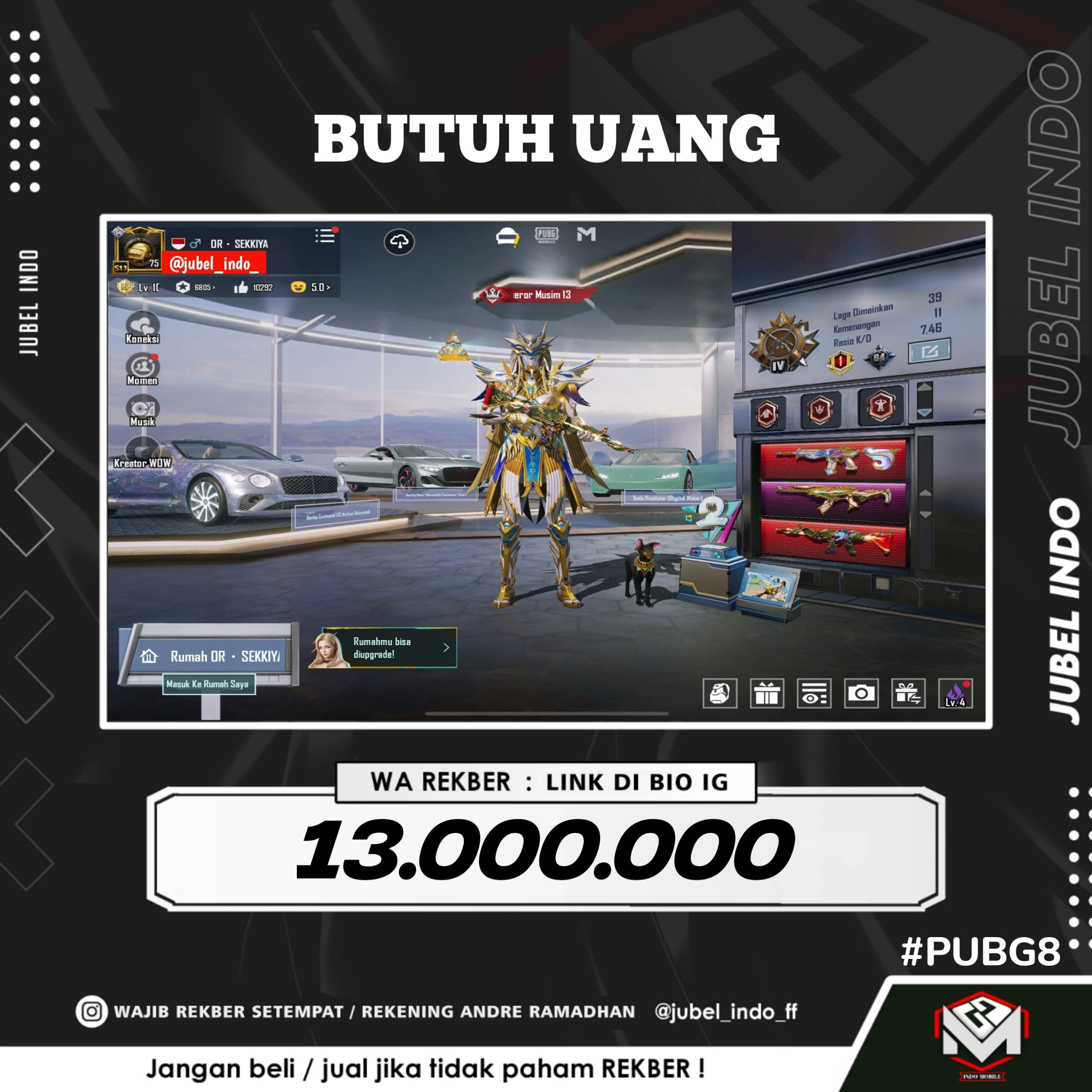 STOK PUBG #PUBG8