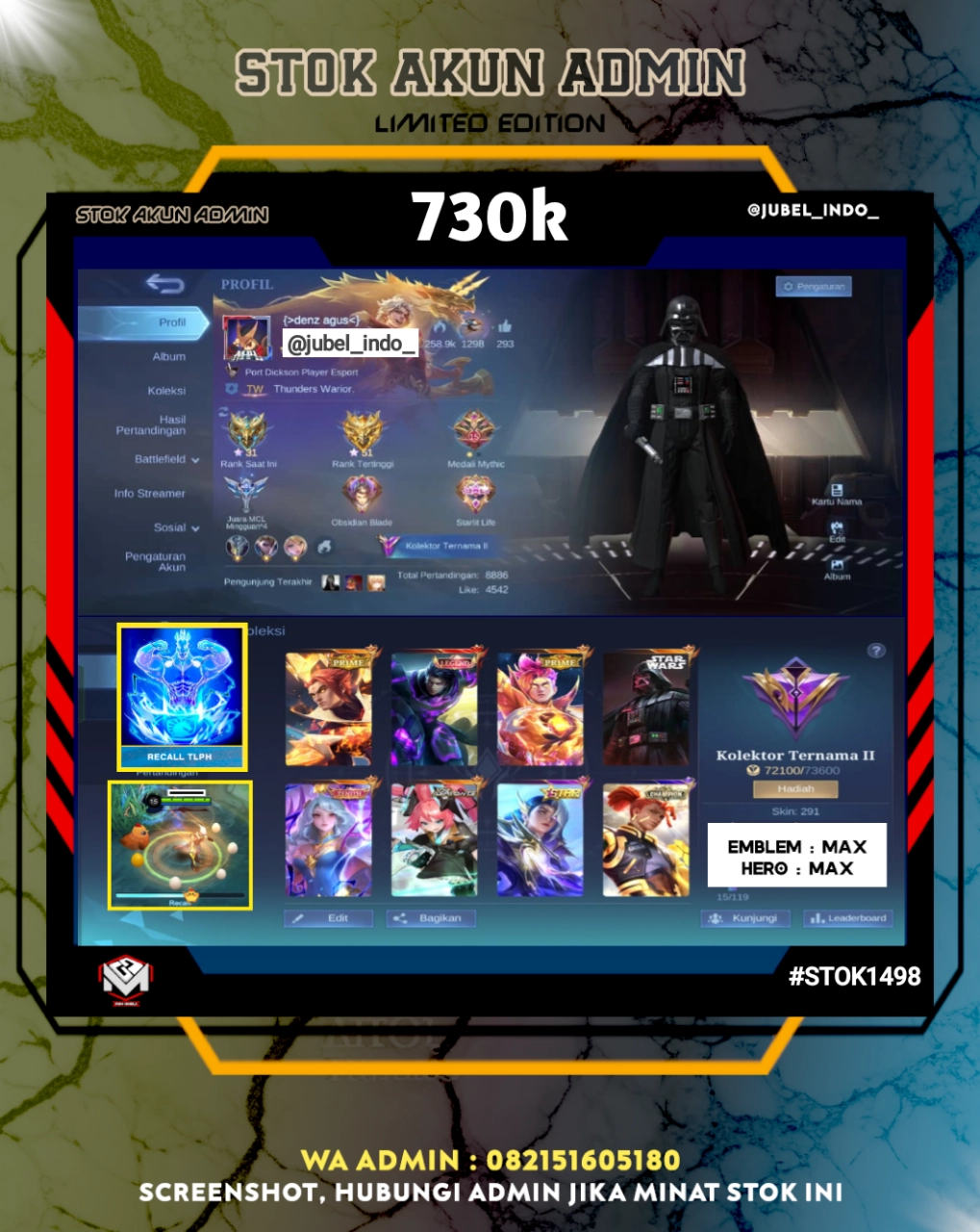#STOK1498
